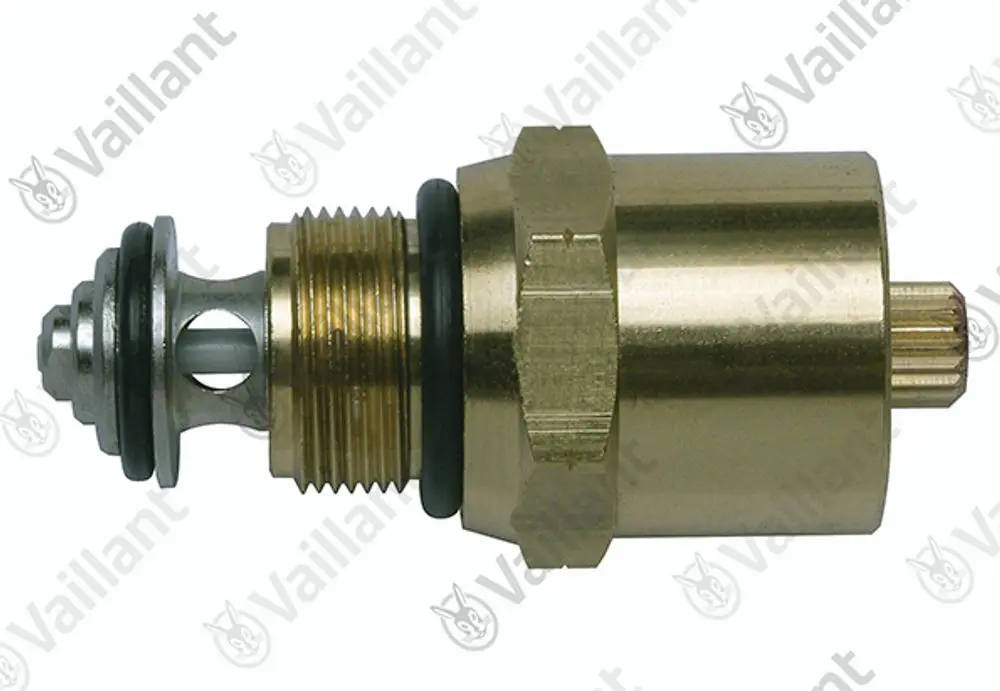 Vaillant Thermostat mit Gewindeanschluss und O-Ring, geeignet zur Regulierung der Temperatur in Heizsystemen.